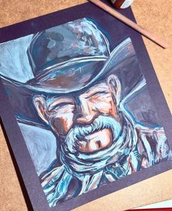Meet Western artist Michelle Hopper and view her works at the "Business is Brewing" series at the Morrow Art Center in Heppner.